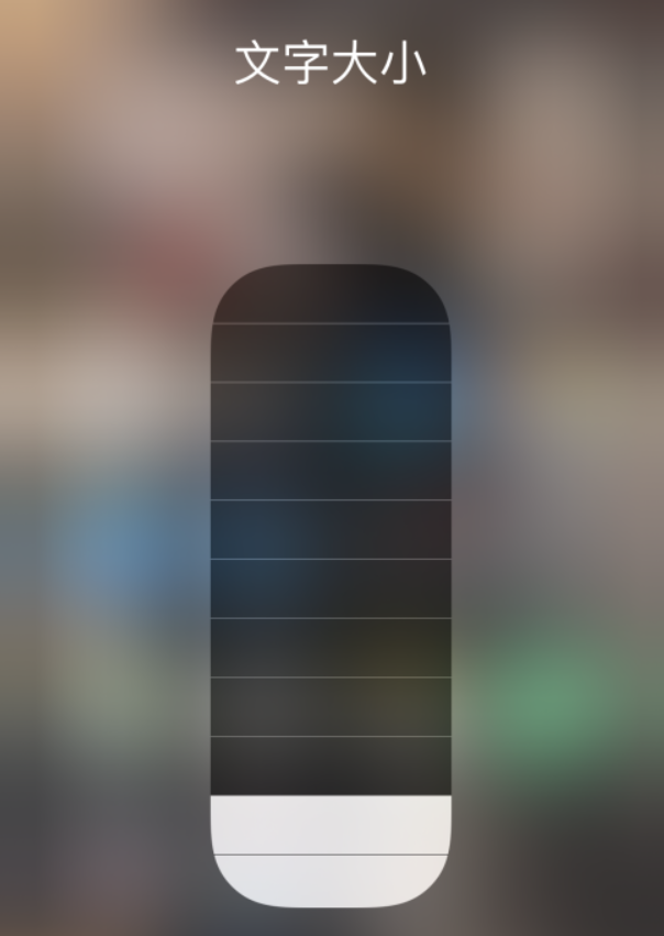 恭城苹果手机维修分享小技巧：在 iPhone 控制中心快速调节字体大小 