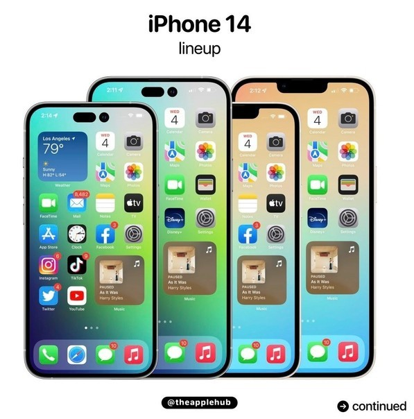 恭城苹果14维修分享iPhone 14全家福 